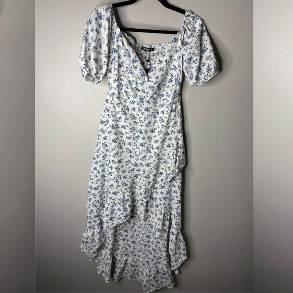 FLORAL MAXI DRESS - Picture 1 of 5